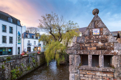 berühmte Toilette in Pont Aven, Finistère