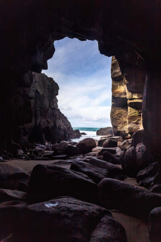 Höhle am Srand, Cote Sauvage, Quiberon
