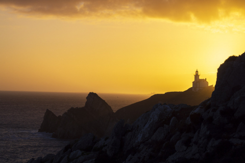 Sonnenuntergang in Toulinguet