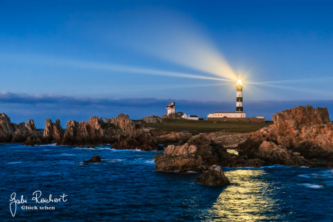 Phare du Creac'h in der Nacht, Ouessant