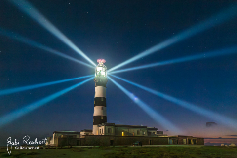 Phare du Creac'h in der Nacht, Ouessant