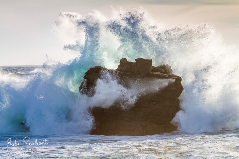 Wellen auf der Insel Ouessant