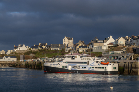 Fähre nach Ouessant, in Le Conquet