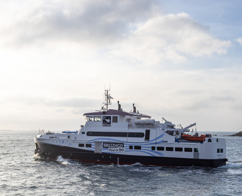 Fähre nach Ouessant, in Le Conquet