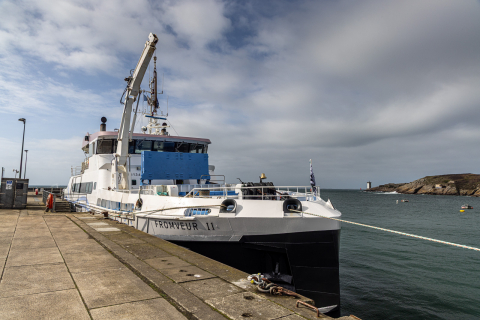 Fähre nach Ouessant, in Le Conquet