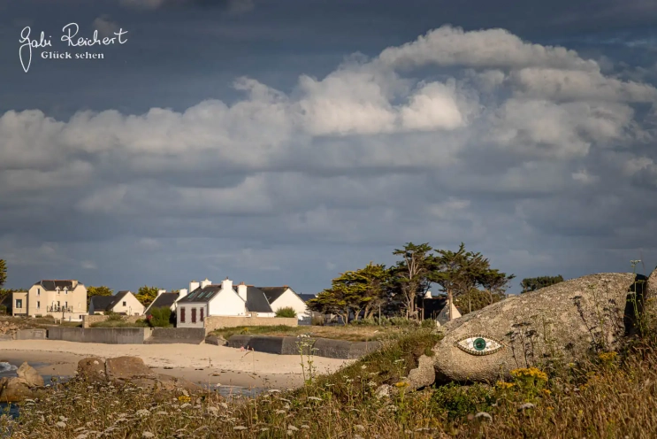 Auge des Pierre Chanteau in Brignogan-Plages