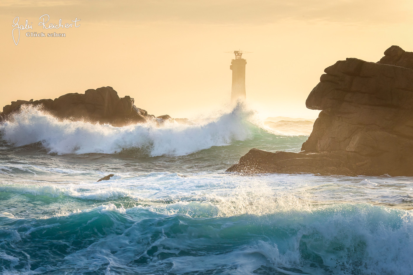 Phare de Nividic, Île d'Ouessant, Bretagne Phare de Nividic, Île d'Ouessant, Bretagne