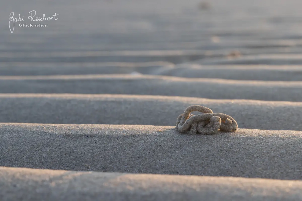 Sandstrand mit Wattwurm Kackern Sandstrand mit Wattwurm Kackern